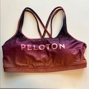 WITH Peloton Women's Sports Bra - Pink and Black
